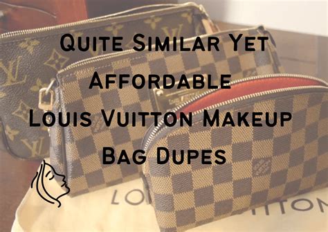 dupe louis vuitton makeup bag|louis vuitton zippy wallet dupe.